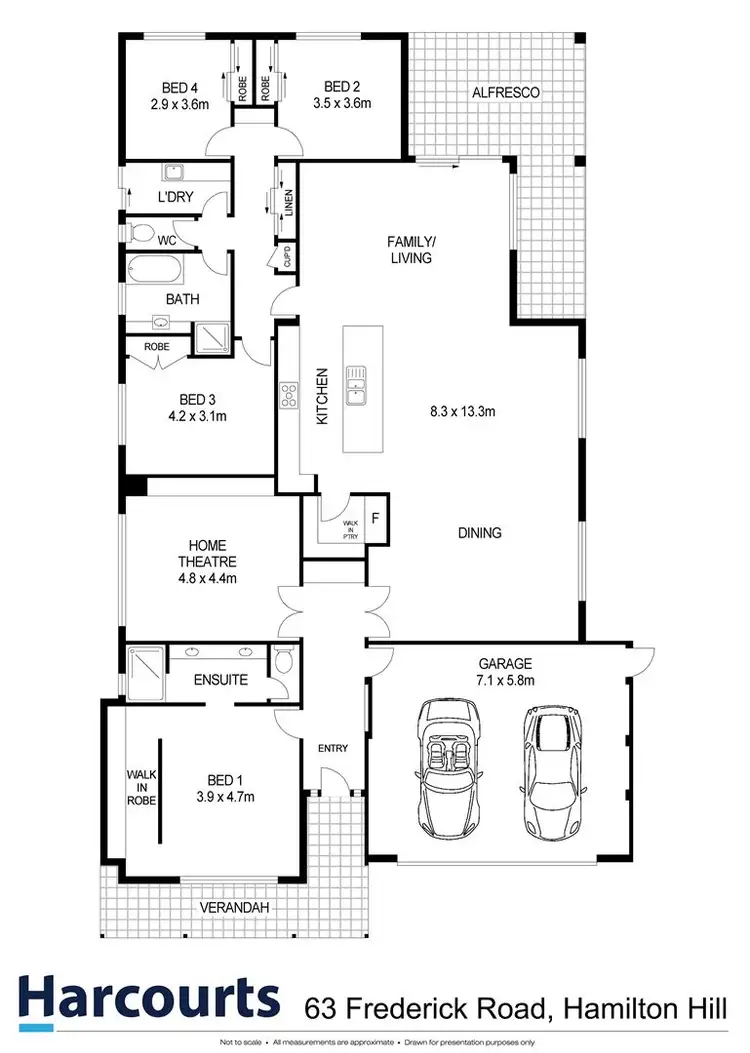 Floorplan of Homely house listing, 63 Frederick Rd, Hamilton Hill WA 6163