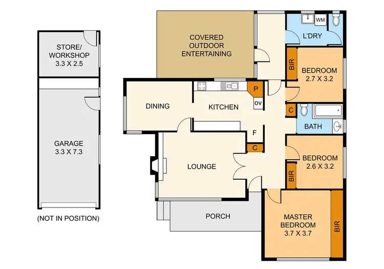 Floorplan of Homely house listing, 8 Thelma Avenue, Boronia VIC 3155