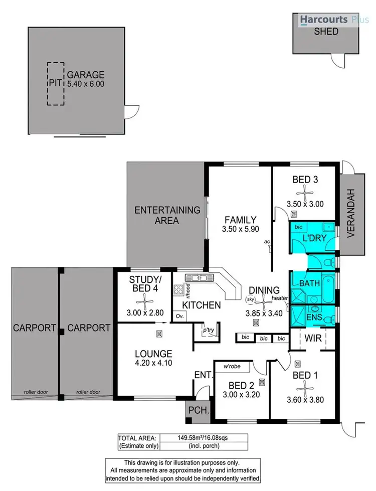 Floorplan of Homely house listing, 6 Lapwing Street, Hallett Cove SA 5158