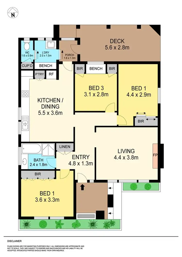 Floorplan of Homely house listing, 10 Whitta Street, Sebastopol VIC 3356