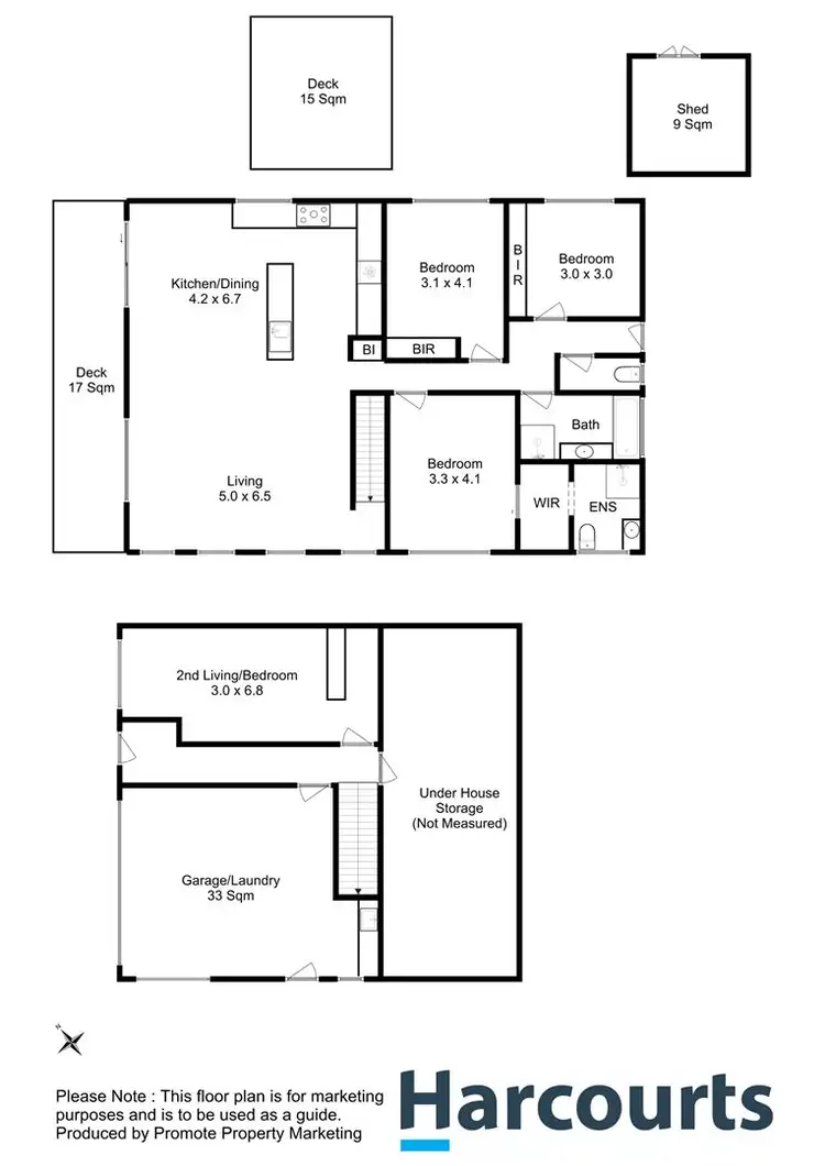 Floorplan of Homely house listing, 74 Oakdowns Parade, Oakdowns TAS 7019