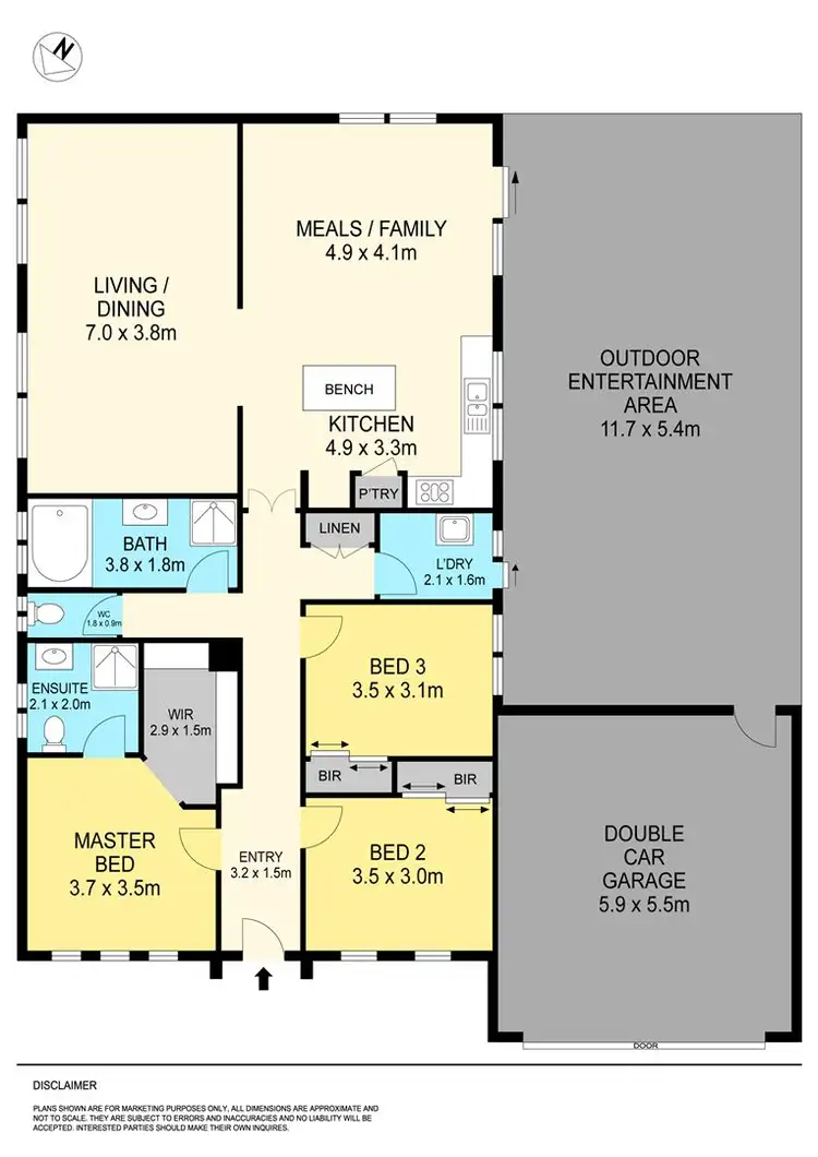 Floorplan of Homely house listing, 104 Canadian Lakes Boulevard, Canadian VIC 3350