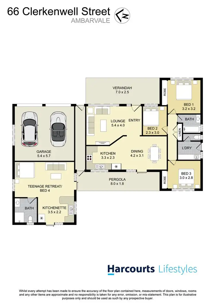 Floorplan of Homely house listing, 66 Clerkenwell Street, Ambarvale NSW 2560