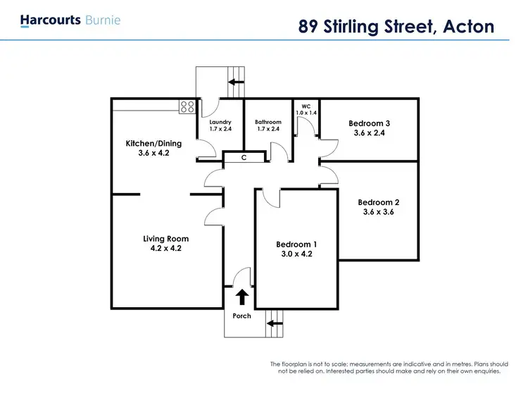 Floorplan of Homely house listing, 89 Stirling Street, Acton TAS 7320