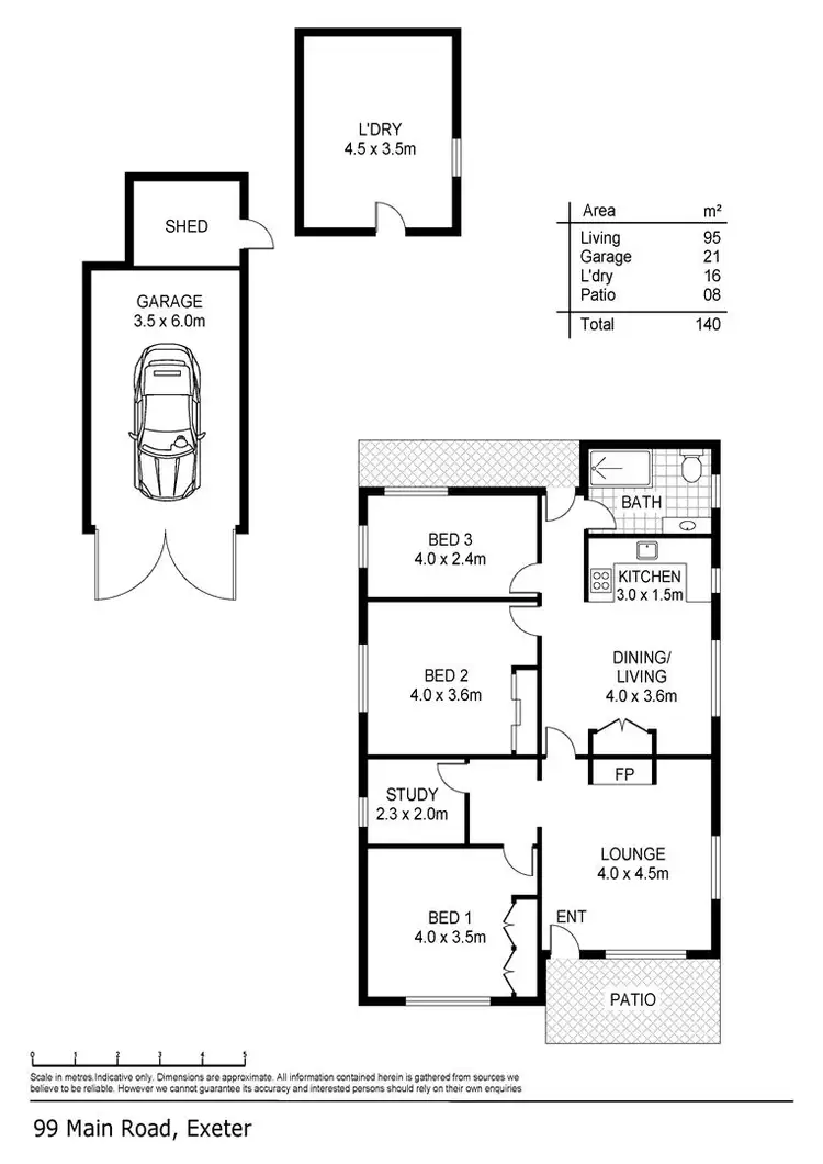 Floorplan of Homely house listing, 99 Main Road, Exeter TAS 7275