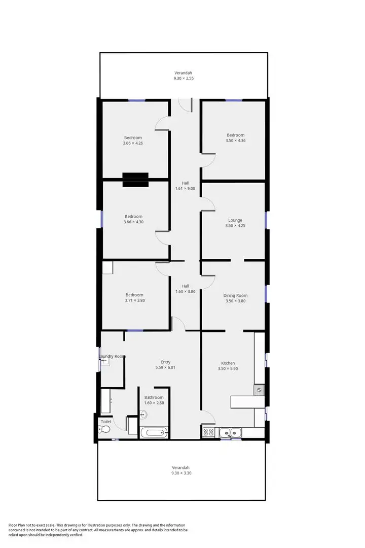 Floorplan of Homely house listing, 8 West Terrace, Peterborough SA 5422