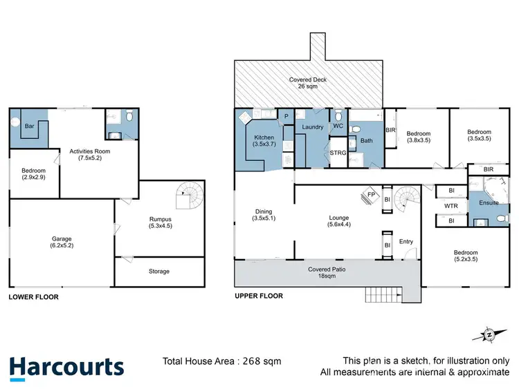 Floorplan of Homely house listing, 63 Diamond Drive, Blackmans Bay TAS 7052