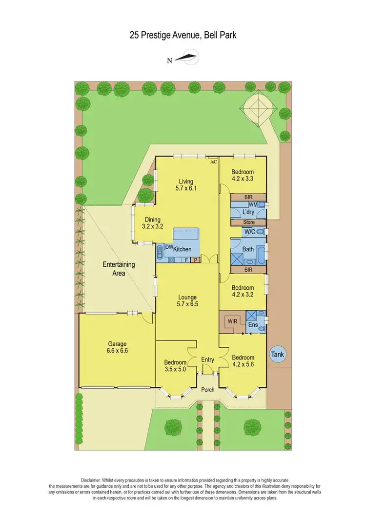Floorplan of Homely house listing, 25 Prestige Avenue, Bell Park VIC 3215