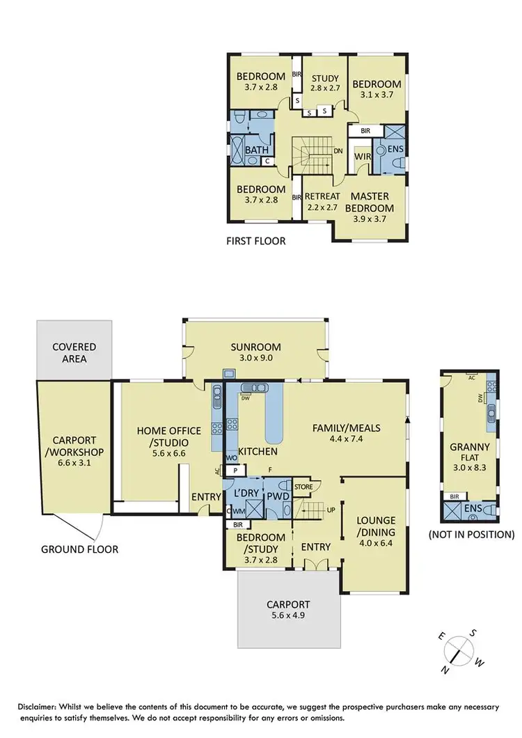 Floorplan of Homely townhouse listing, 2/44 Stott Street, Box Hill South VIC 3128