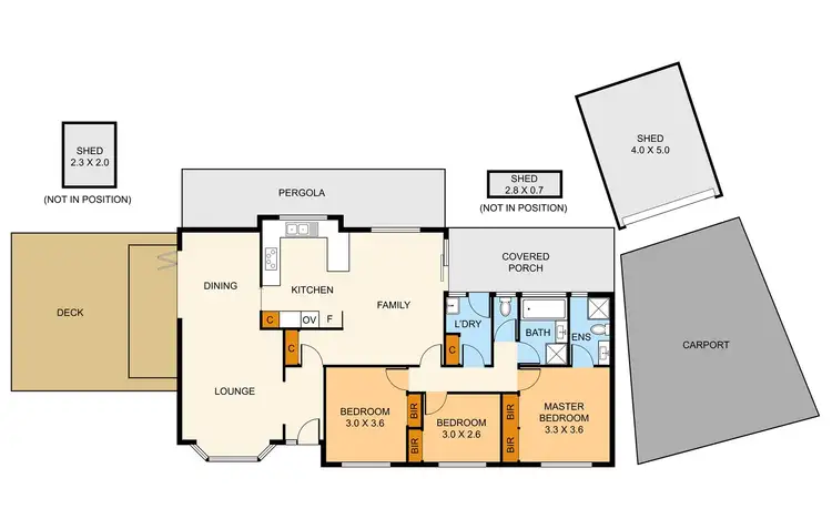 Floorplan of Homely house listing, 28 Beresford Drive, Boronia VIC 3155