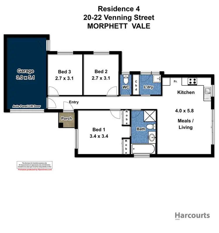 Floorplan of Homely house listing, 4/20 - 22 Venning Street, Morphett Vale SA 5162