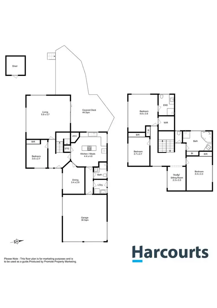 Floorplan of Homely house listing, 16 Sherwood Court, Lindisfarne TAS 7015