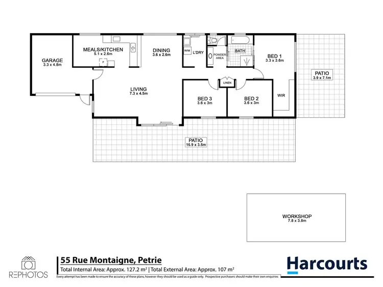 Floorplan of Homely house listing, 55 Rue Montaigne, Petrie QLD 4502