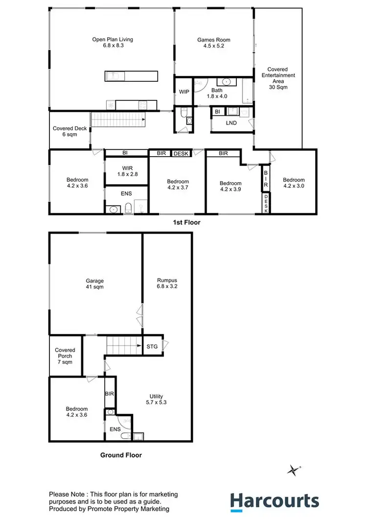Floorplan of Homely house listing, 13 Spinnaker Crescent, Tranmere TAS 7018