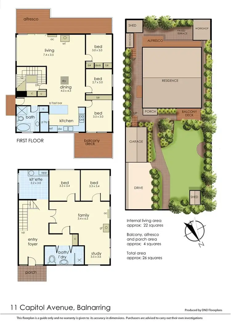 Floorplan of Homely house listing, 11 Capitol Avenue, Balnarring VIC 3926