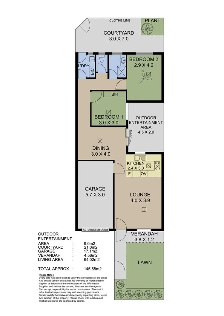 Floorplan of Homely unit listing, 16/25 Frederick Street, Unley SA 5061