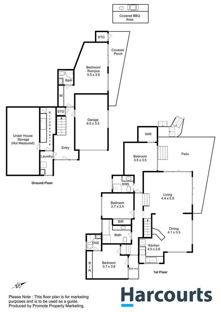 Floorplan of Homely house listing, 2/12 Ada Crescent, Sandy Bay TAS 7005