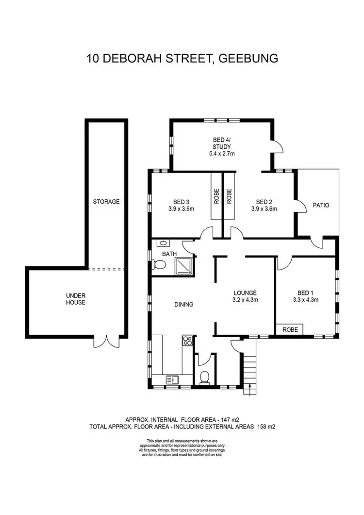 Floorplan of Homely house listing, 10 Deborah St, Geebung QLD 4034