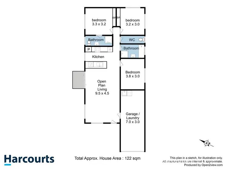 Floorplan of Homely house listing, 17 Athena Drive, Risdon Vale TAS 7016