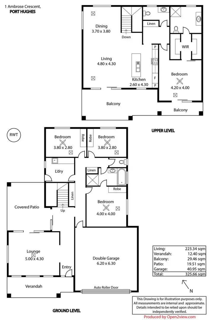Floorplan of Homely house listing, 1 Ambrose Crescent, Port Hughes SA 5558