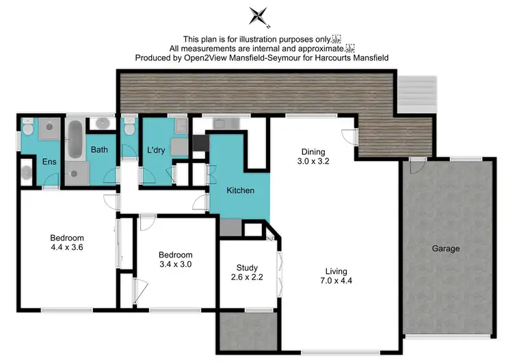 Floorplan of Homely house listing, 2/2 Somerset Crescent, Mansfield VIC 3722