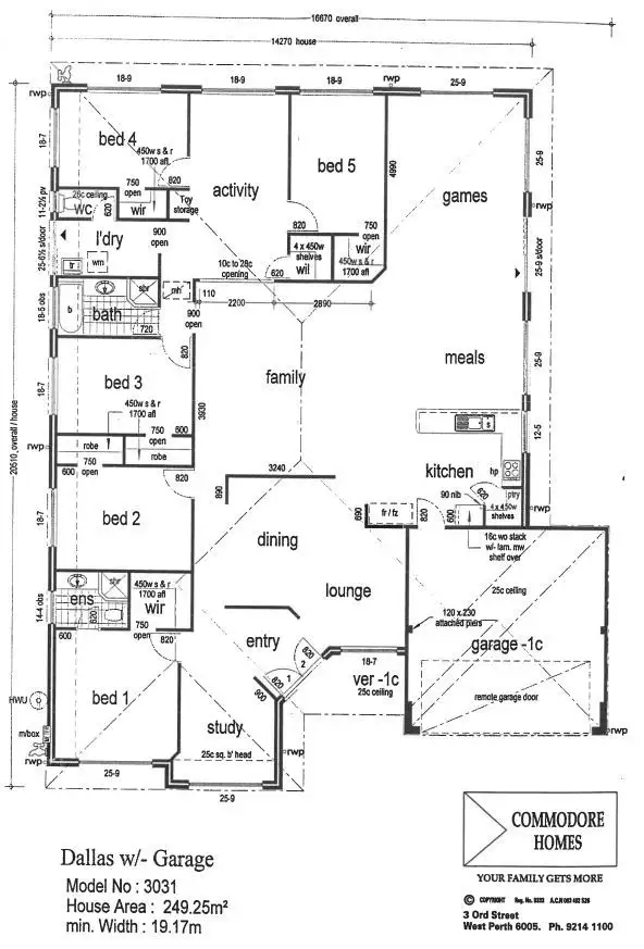 Floorplan of Homely house listing, 89 Campbell Road, Canning Vale WA 6155