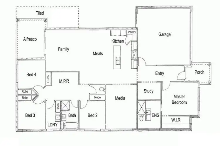 Floorplan of Homely house listing, 10 Troon Street, North Lakes QLD 4509