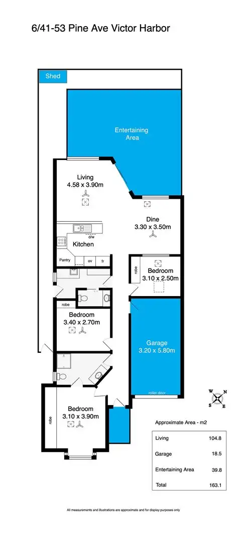 Floorplan of Homely villa listing, Villa 6/41 Pine Avenue, Victor Harbor SA 5211