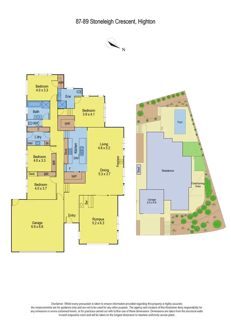 Floorplan of Homely house listing, 87 - 89 Stoneleigh Crescent, Highton VIC 3216