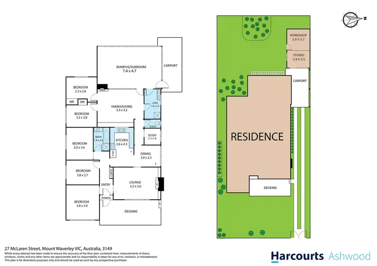 Floorplan of Homely house listing, 27 McLaren Street, Mount Waverley VIC 3149