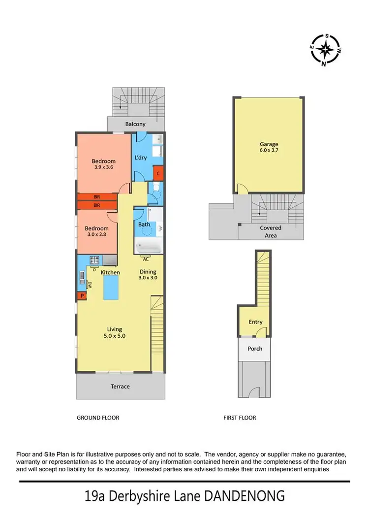Floorplan of Homely unit listing, 19A Derbyshire Lane, Dandenong VIC 3175