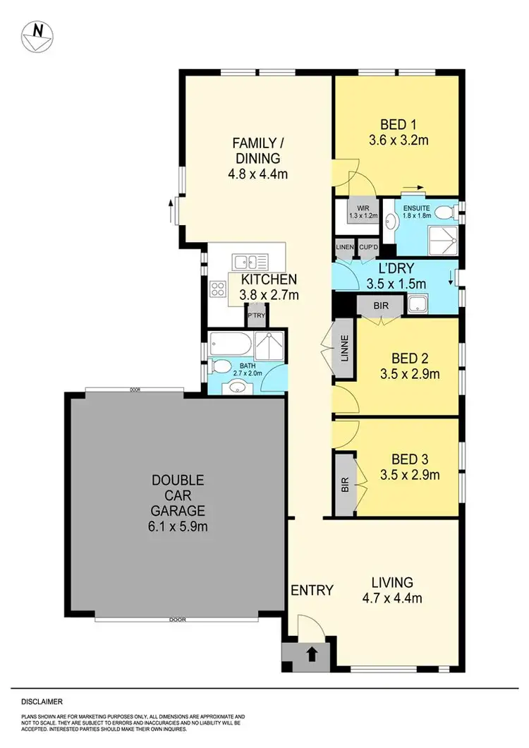 Floorplan of Homely house listing, 16 Heppner Court, Sebastopol VIC 3356