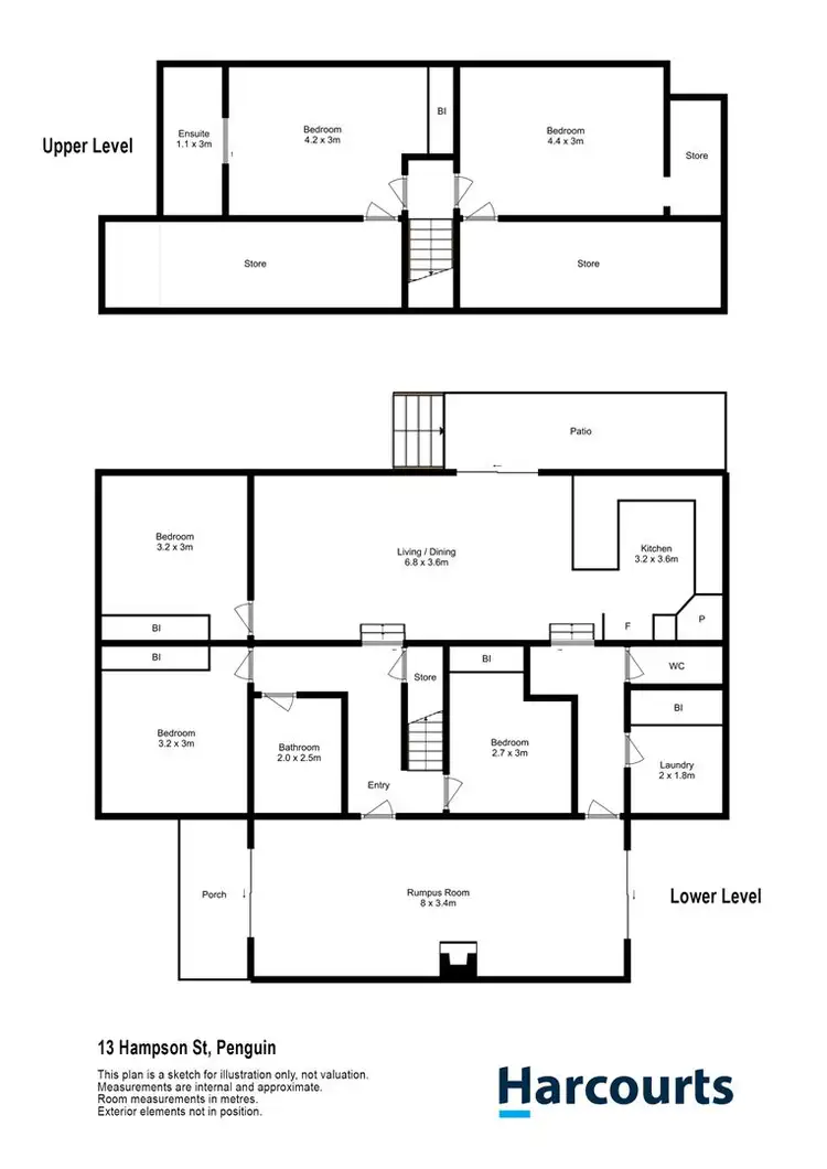 Floorplan of Homely house listing, 13 Hampson Street, Penguin TAS 7316