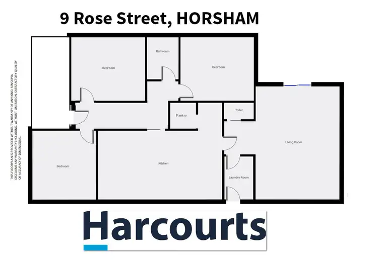 Floorplan of Homely house listing, 9 Rose Street, Horsham VIC 3400