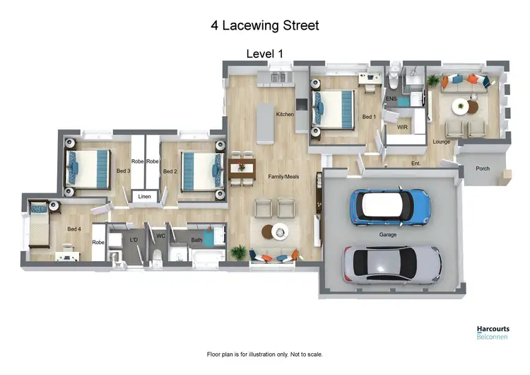Floorplan of Homely house listing, 4 Lacewing Street, Wright ACT 2611