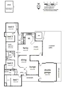 Floorplan of Homely house listing, 8 Ambleside Close, Mooroolbark VIC