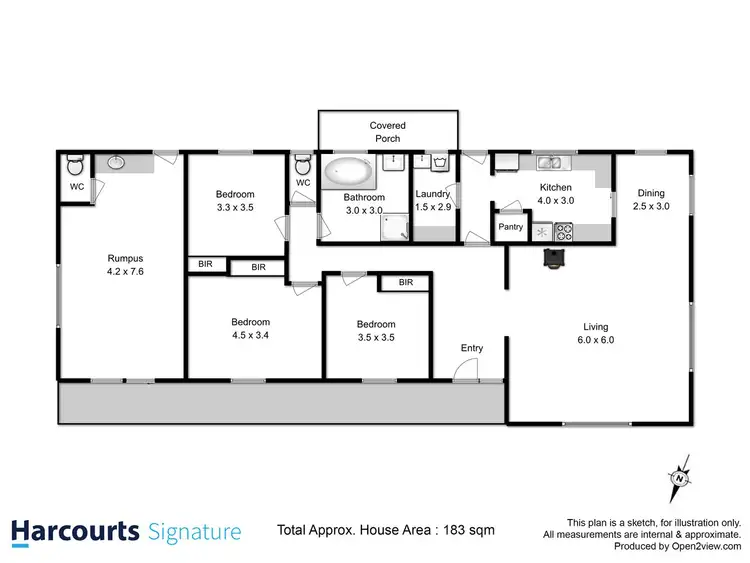 Floorplan of Homely house listing, 254 Kelletts Road, Sloping Main TAS 7186