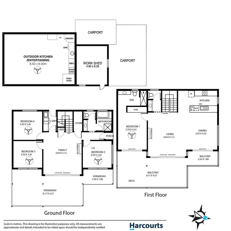 Floorplan of Homely house listing, 125 Island View Drive, Clayton Bay SA 5256
