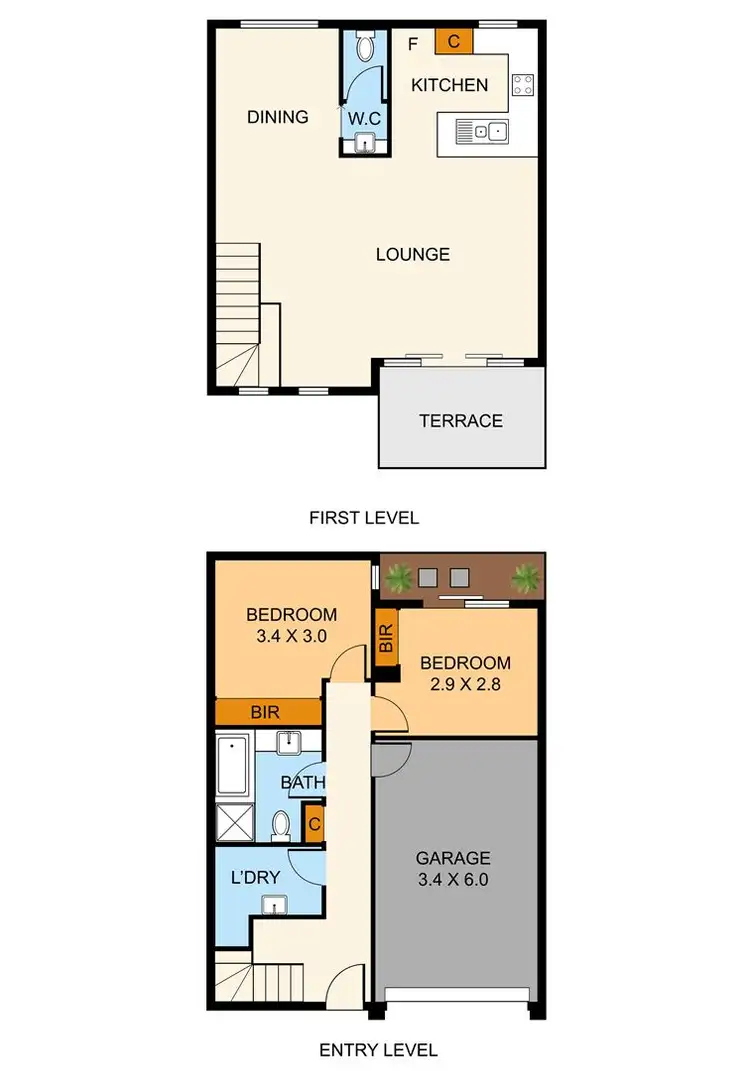 Floorplan of Homely unit listing, 4/37 Chandler Road, Boronia VIC 3155