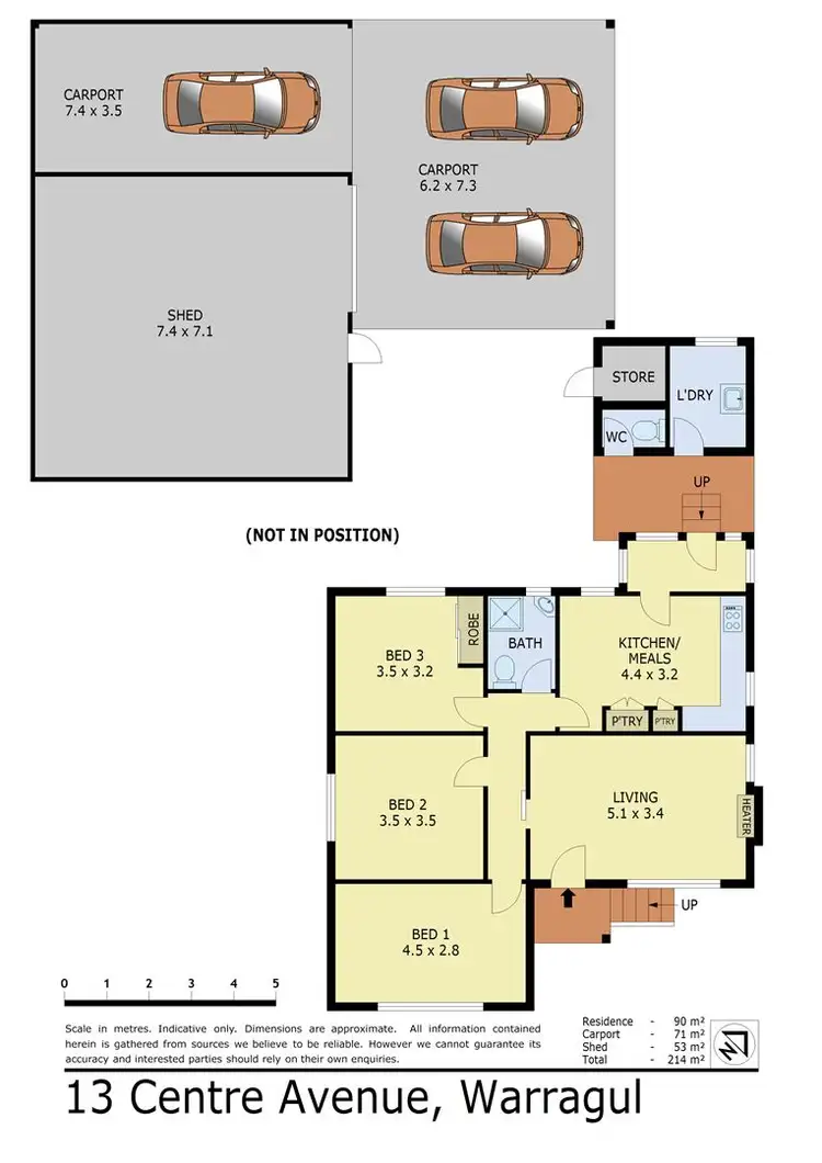 Floorplan of Homely house listing, 13 Centre Avenue, Warragul VIC 3820