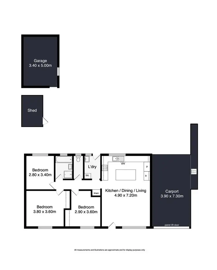 Floorplan of Homely house listing, 19 Langley Road, Mccracken SA 5211