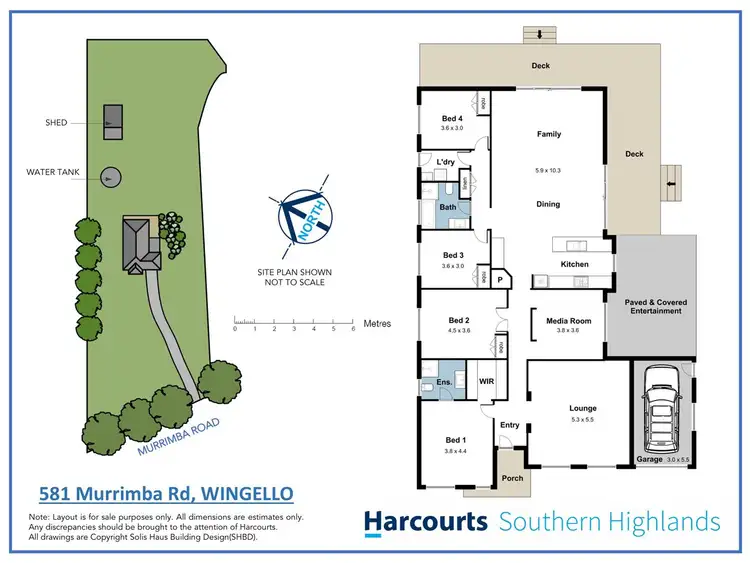 Floorplan of Homely rural property listing, 581 Murrimba Road, Wingello NSW 2579