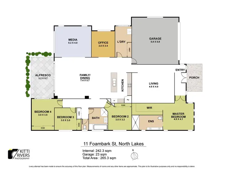 Floorplan of Homely house listing, 11 Foambark Street, North Lakes QLD 4509