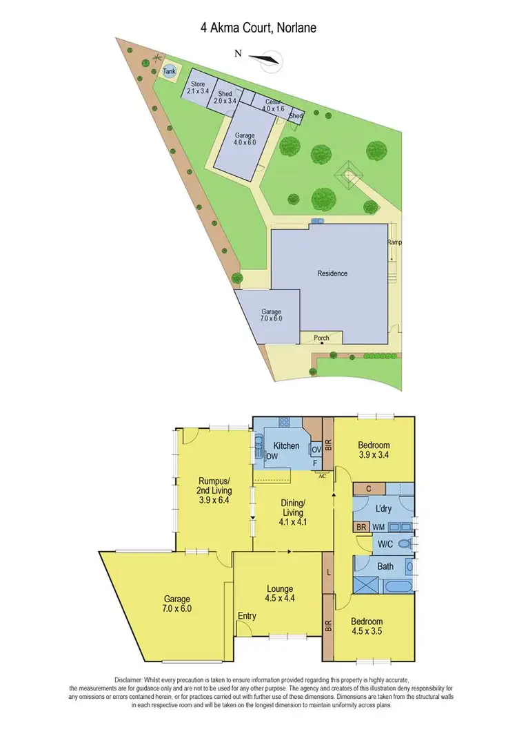 Floorplan of Homely house listing, 4 Akma Court, Norlane VIC 3214