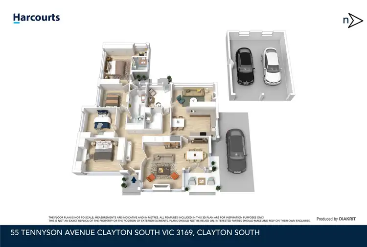 Floorplan of Homely house listing, 55 Tennyson Avenue, Clayton South VIC 3169