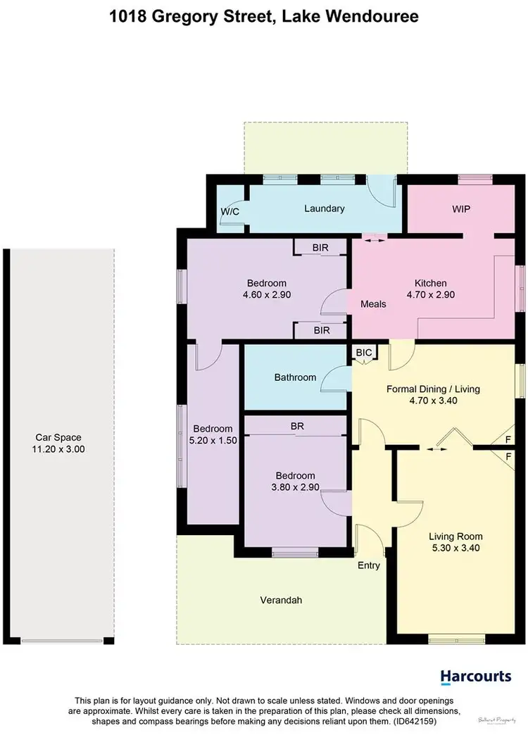 Floorplan of Homely house listing, 1018 Gregory Street, Lake Wendouree VIC 3350