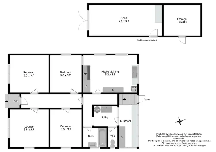 Floorplan of Homely house listing, 10 Lyons Street, Hillcrest TAS 7320