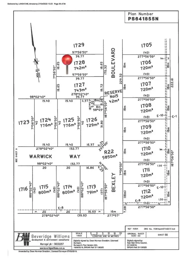 Floorplan of Homely land listing, 37 Bexley Boulevard, Drouin VIC 3818