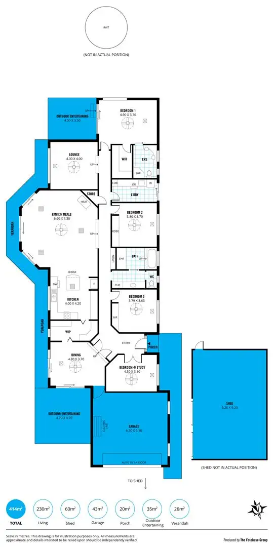 Floorplan of Homely house listing, 18 Scenic Court, Chandlers Hill SA 5159