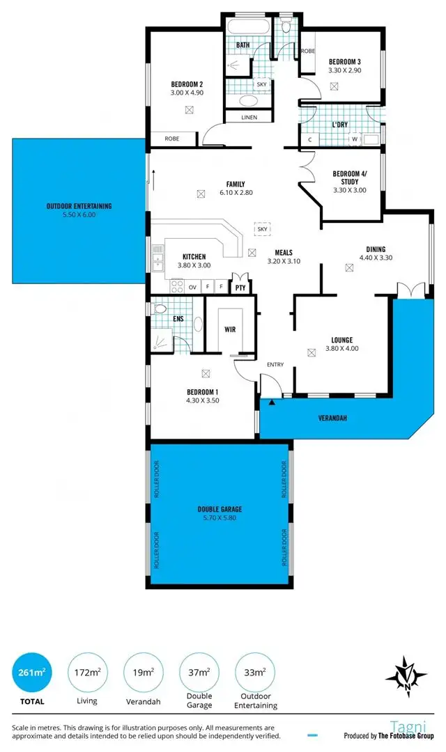 Floorplan of Homely house listing, 22 Lorikeet Grove, Flagstaff Hill SA 5159